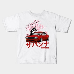 Mazda Rx-3 Savanna Kids T-Shirt